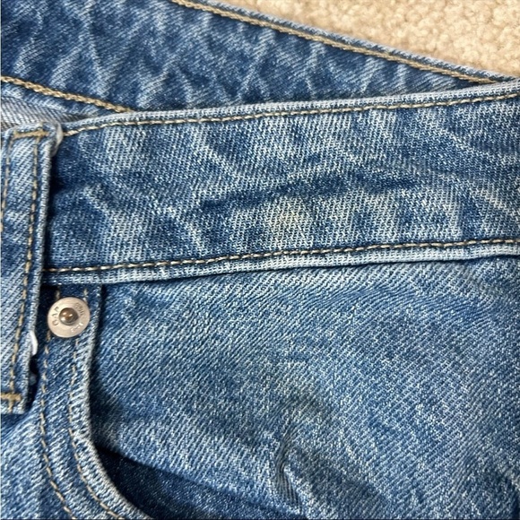 Gap high rise universal slim boyfriend blue jeans - Picture 3 of 6
